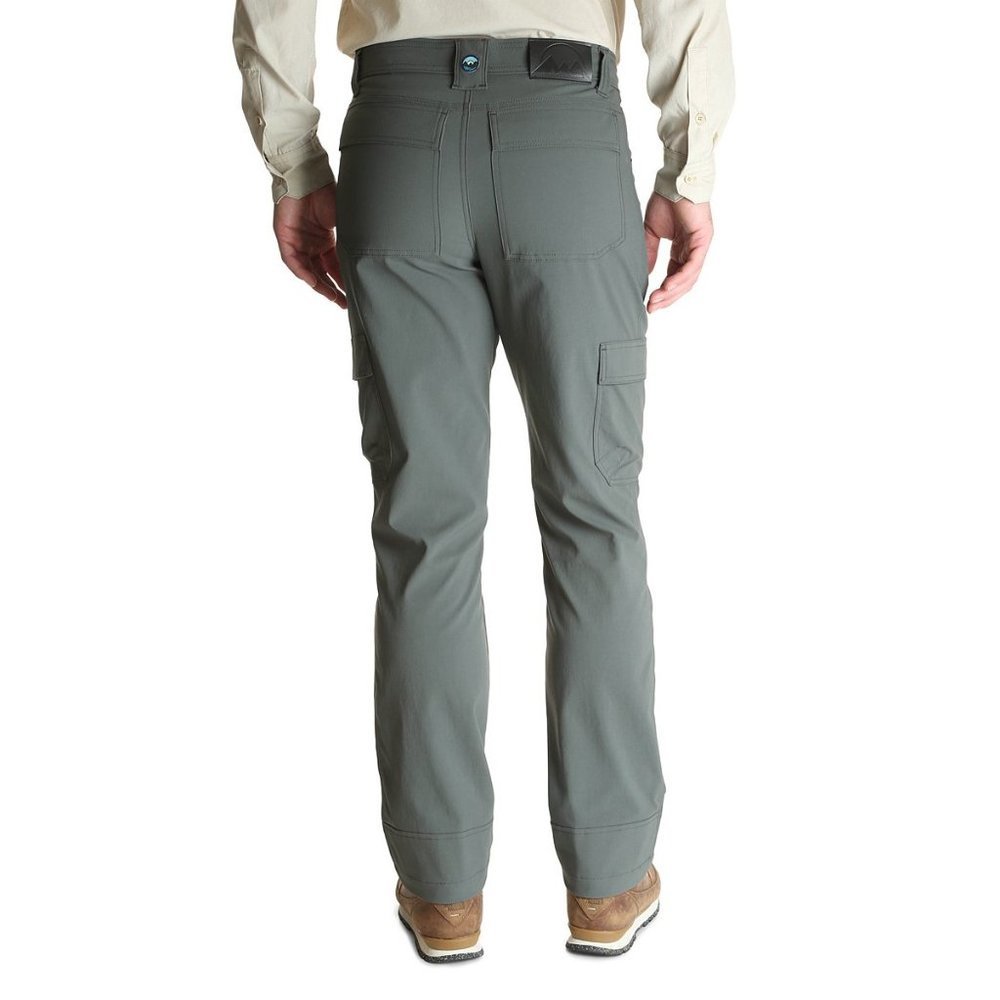 Wrangler Water Repellent Stretch Utility Cargo Pants UPF 30 Gray NWT